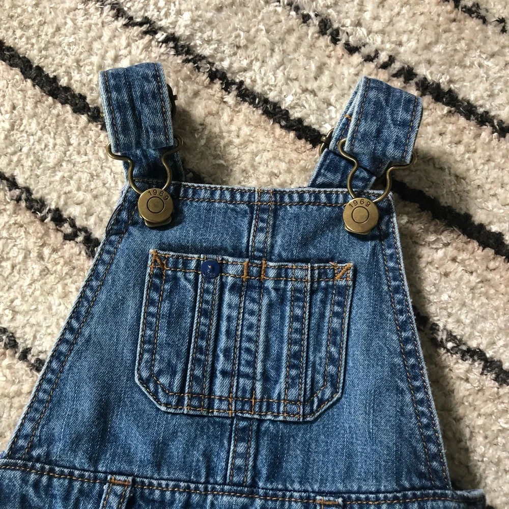 Baby Gap denim overall dress